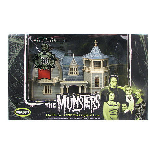 The Munsters' House HO Scale Preassembled Model Kit